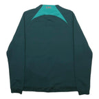 NIKE Mens Green LFC AXA Training Jacket M Polyester Zip Plain Liverpool FC