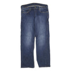 LEVI'S Mens Jeans Blue Regular Straight Denim Medium W36 L30 Authentic Fit Zip