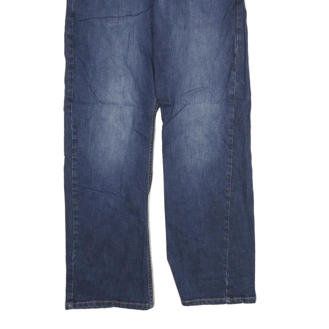 LEVI'S Mens Jeans Blue Regular Straight Denim Medium W36 L30 Authentic Fit Zip