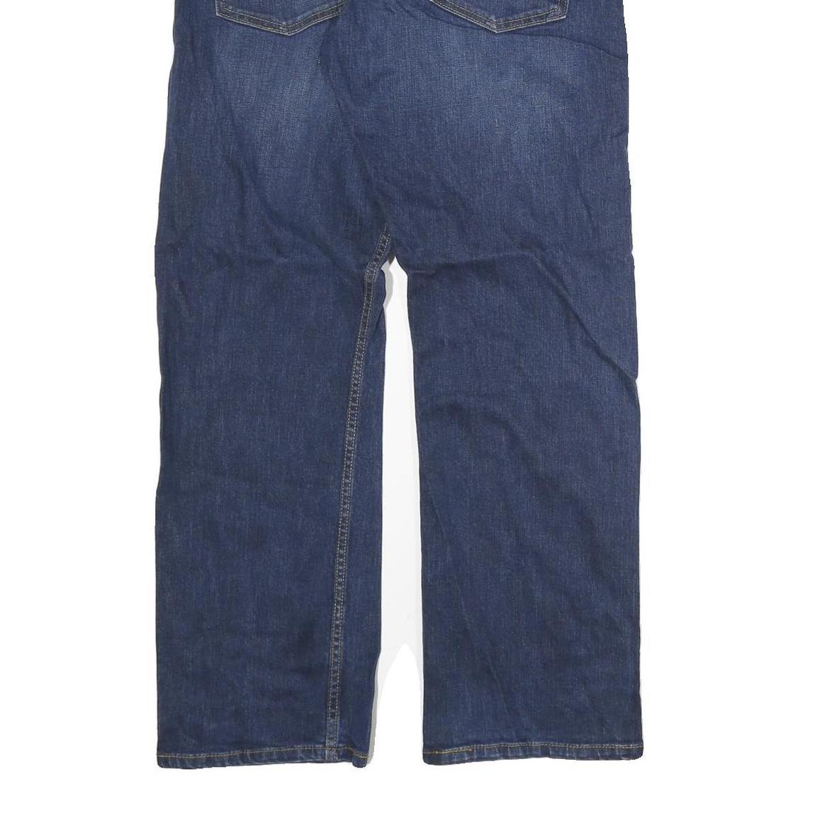 LEVI'S Mens Jeans Blue Regular Straight Denim Medium W36 L30 Authentic Fit Zip