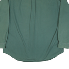 TOMMY HILFIGER Mens Green Cotton Blend Shirt XL Classic Button Down Casual