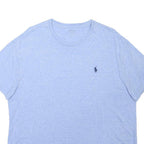 POLO RALPH LAUREN Mens Blue T-Shirt L Short Sleeve Crew Neck Cotton Blend Casual