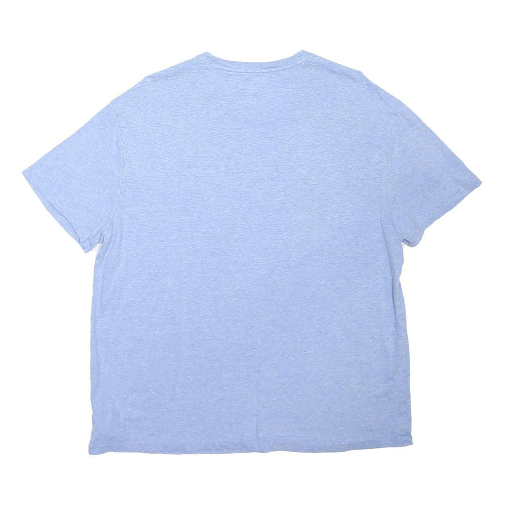 POLO RALPH LAUREN Mens Blue T-Shirt L Short Sleeve Crew Neck Cotton Blend Casual