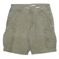 CARHARTT Mens Shorts Green Cargo Relaxed Fit XL W38 Durable Workwear