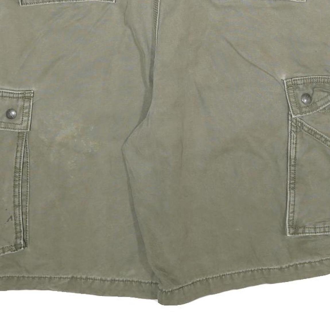 CARHARTT Mens Shorts Green Cargo Relaxed Fit XL W38 Durable Workwear