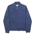 CARHARTT WIP Mens Blue XS Cotton Zip Jacket Plain Classic Workwear Style