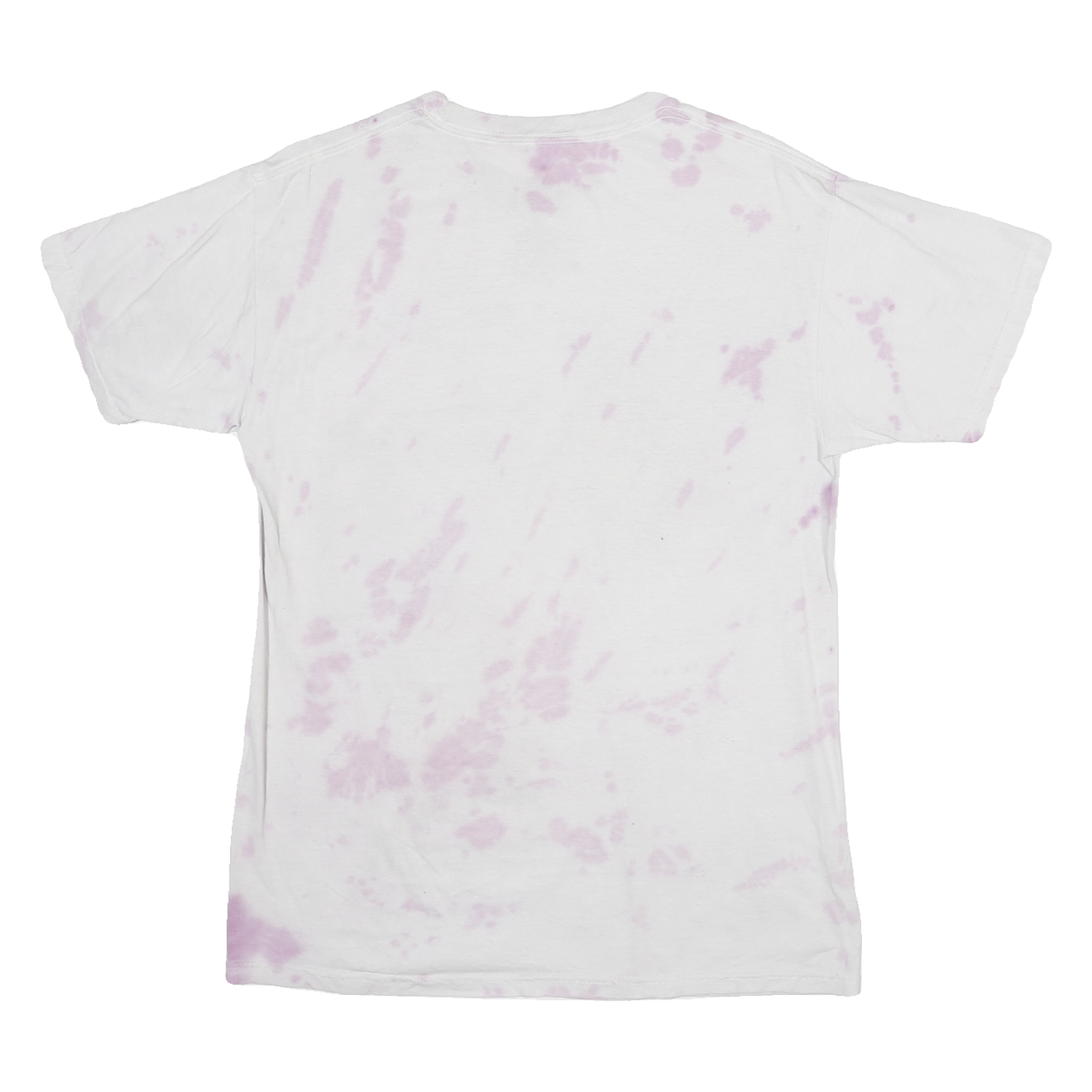 POETIC JUSTICE Mens White & Pink S Graphic T-Shirt Short Sleeve Crew Neck