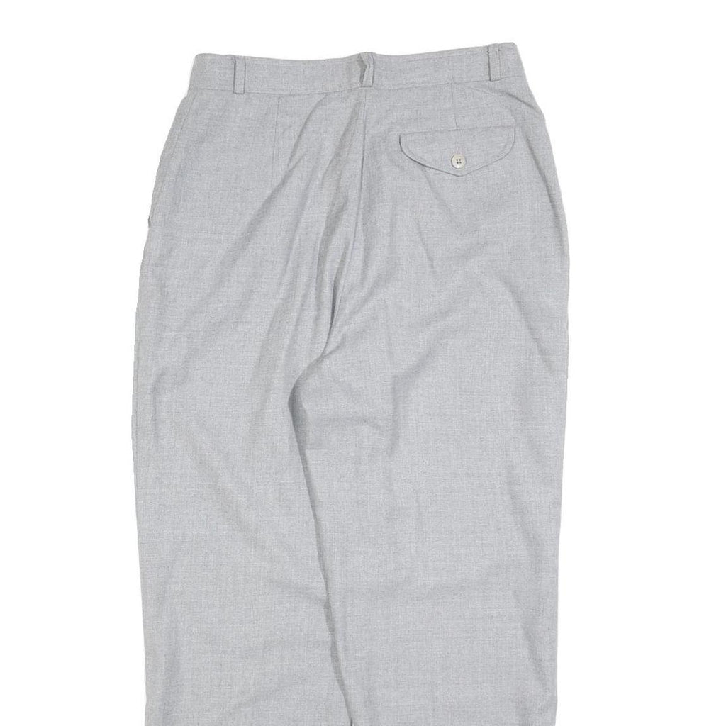 CRISTINA'S Womens Grey Regular Fit Straight Leg Trousers W28 L28 Stylish Comfort