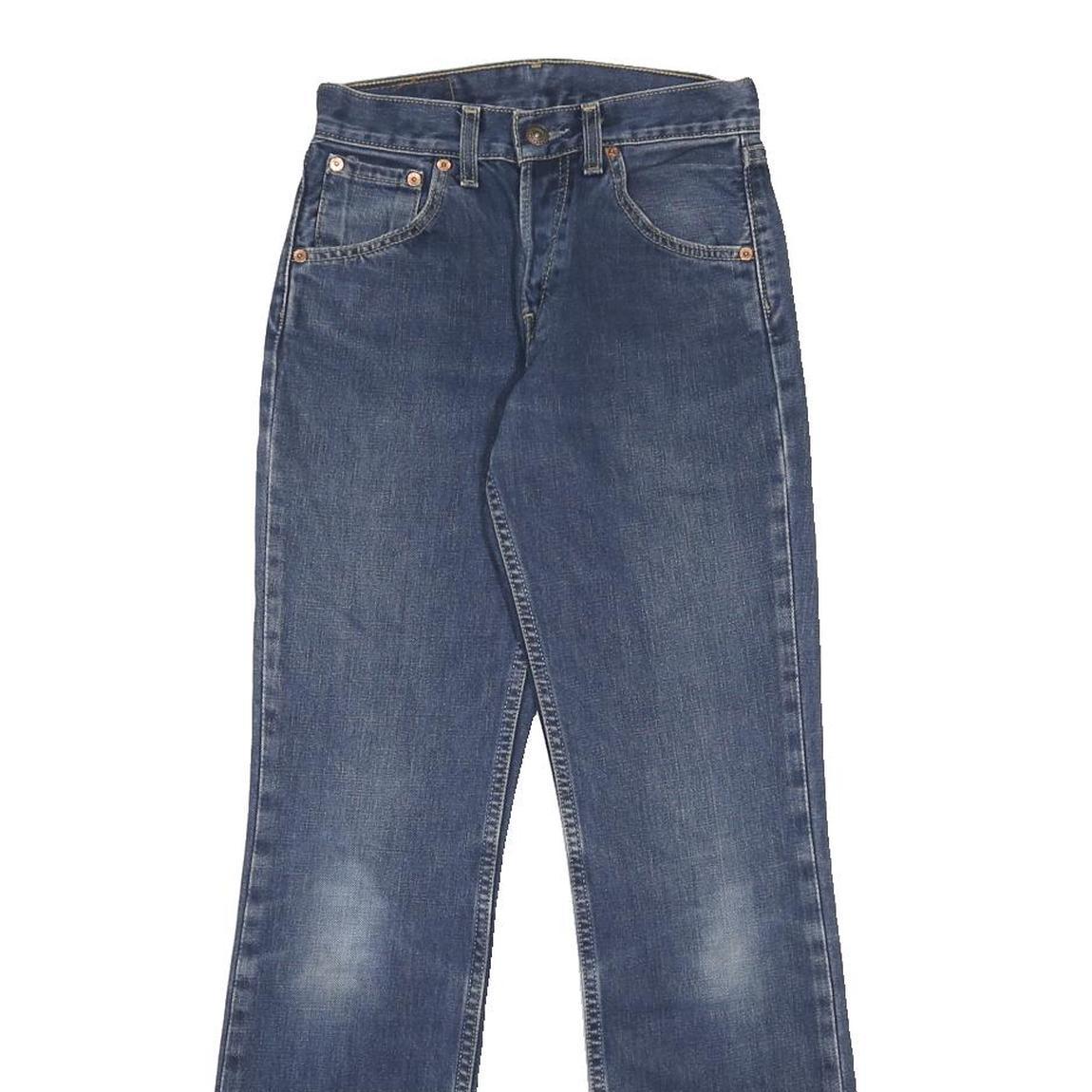 LEVI'S 535 04 Womens Jeans Blue Regular Straight Denim Medium W26 L32 Classic