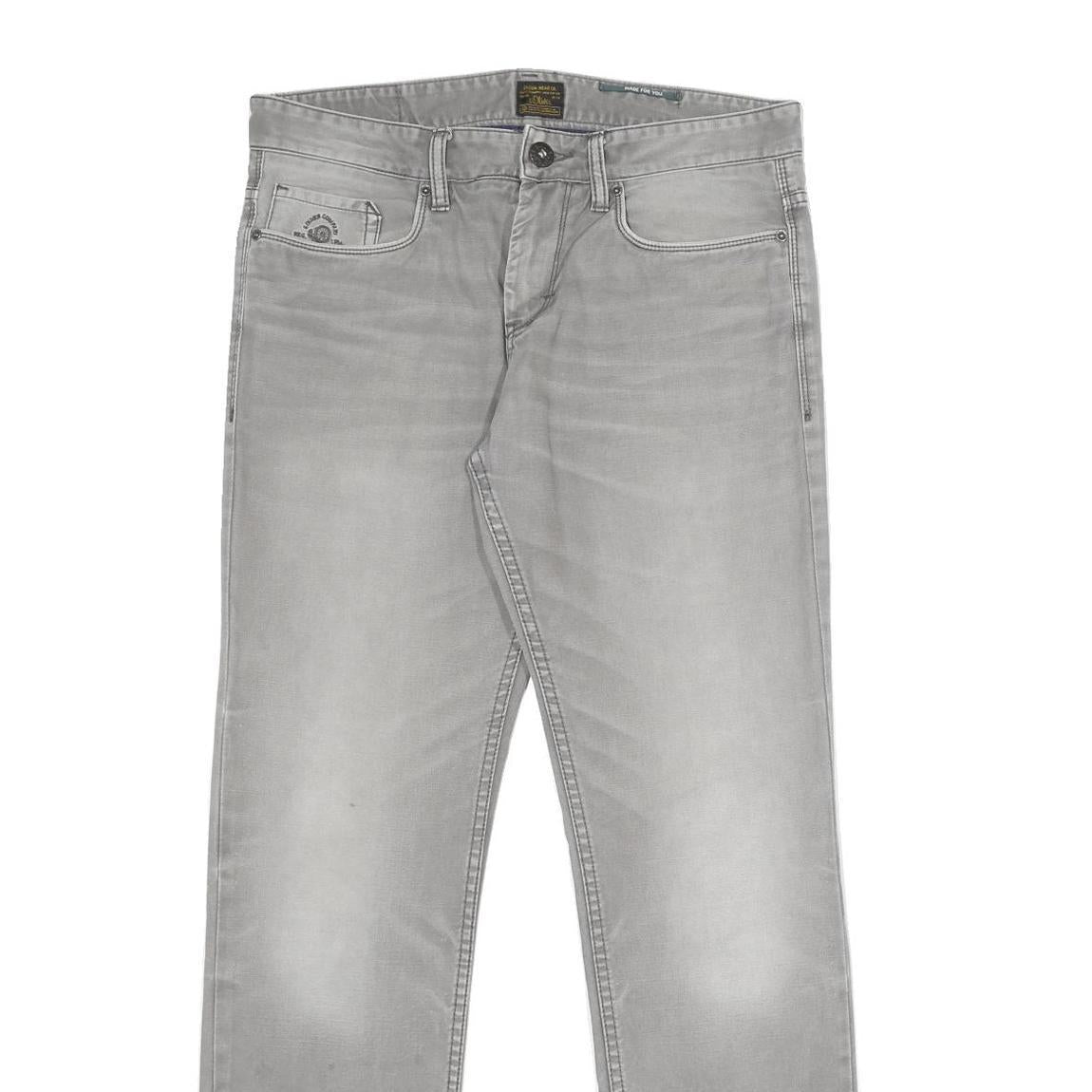 S.OLIVER Mens Slim Grey Denim Cotton Jeans W30 L32 Stylish Casual Comfort