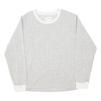 CONVERSE Girls Grey Sweatshirt XL Cotton Blend Crew Neck Casual Fit