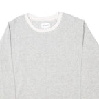 CONVERSE Girls Grey Sweatshirt XL Cotton Blend Crew Neck Casual Fit