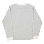 CONVERSE Girls Grey Sweatshirt XL Cotton Blend Crew Neck Casual Fit