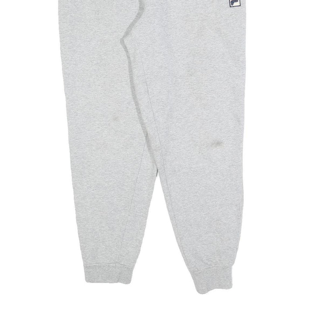 FILA Mens Joggers Grey S W28 L26 Slim Tapered Cotton Blend Casual Activewear