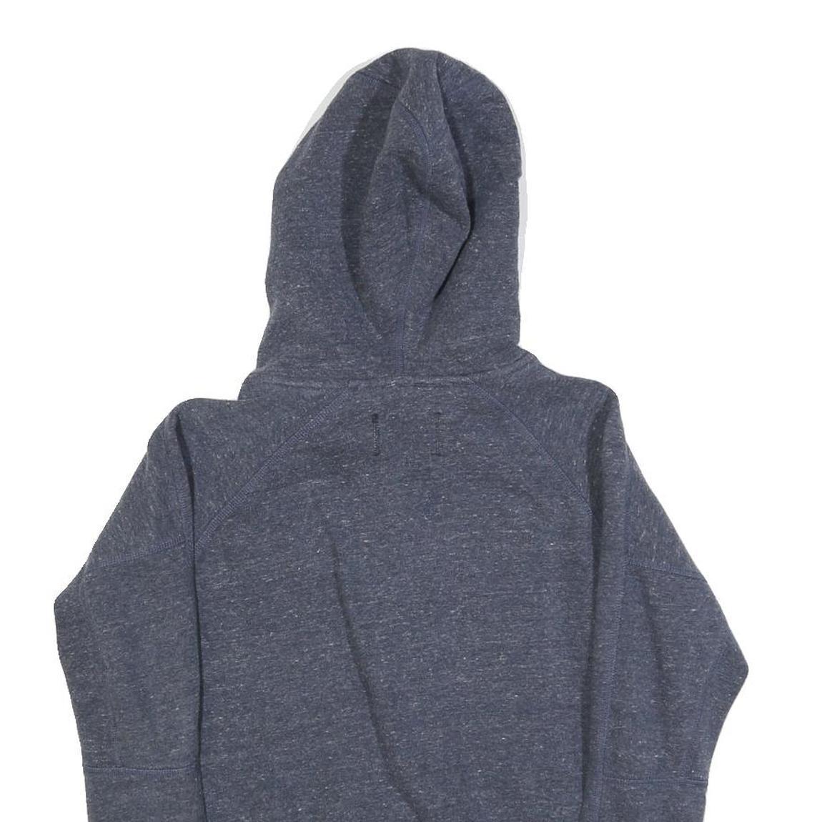 ADIDAS Womens Blue Zip Hoodie XS Cotton Blend Casual Zip Up Activewear