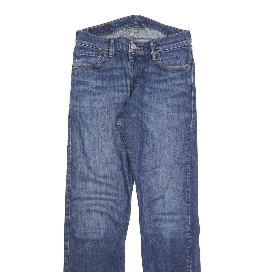 LEVI'S 514 Classic Mens Jeans Blue Classic Straight Denim Medium W29 L32 Zip