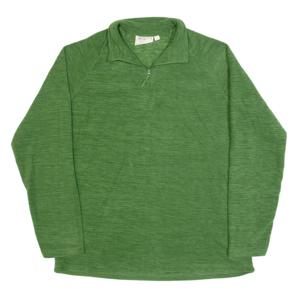 MOUNTAIN WAREHOUSE Mens Fleece Green 1/4 Zip L
