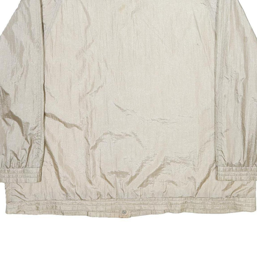 TUDOR COURT Womens Beige Nylon Button Jacket 3XL Lightweight Classic Outerwear