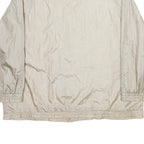 TUDOR COURT Womens Beige Nylon Button Jacket 3XL Lightweight Classic Outerwear