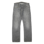 LEVI'S 514 Mens Jeans Grey Regular Straight Denim Medium W31 L31 Classic Fit Zip