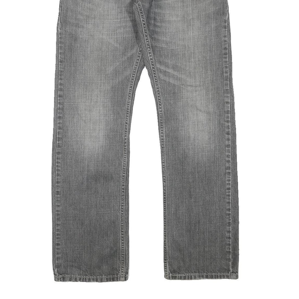 LEVI'S 514 Mens Jeans Grey Regular Straight Denim Medium W31 L31 Classic Fit Zip