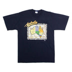 Australia Mens T-Shirt Black Crew Neck M