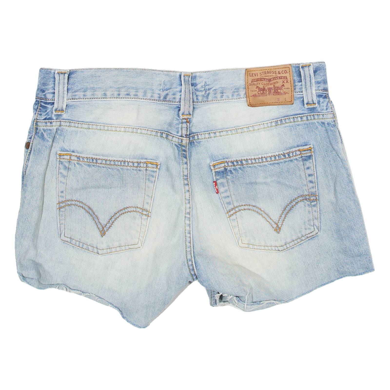 LEVI'S 511 Womens Denim Shorts Blue Slim L W34