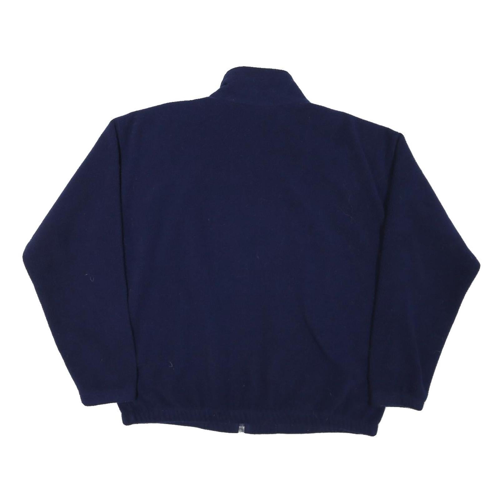 DREMIAR Womens Navy Blue Jacket XL Polyester Blend Plain Zip Casual Comfort