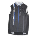 BBS Mens Black & Blue Cycling Sleeveless Round Neck Jersey L Nitro Sports