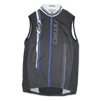BBS Mens Black & Blue Cycling Sleeveless Round Neck Jersey L Nitro Sports
