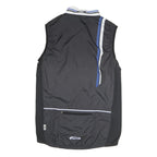 BBS Mens Black & Blue Cycling Sleeveless Round Neck Jersey L Nitro Sports