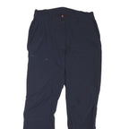 MAIER SPORTS Womens Polyester Blend Navy Regular Trousers W27 L27 Outdoor Zip