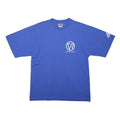 ADIDAS Mens Blue Crew Modern T-Shirt L Short Sleeve Crew Neck Logo Print