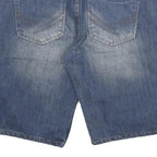 EIGHT2NINE Mens Denim Blue Casual Shorts 3XL W38 Cotton Blend Relaxed Fit