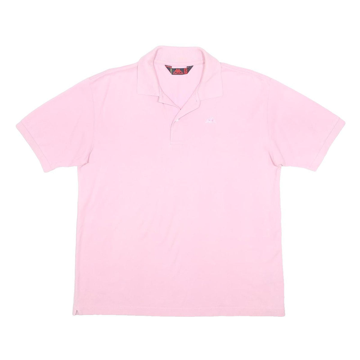 KAPPA Mens Pink Polo Shirt XL Cotton Short Sleeve Basic Casual Wear