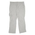 MAMMUT Mens Polyamide Regular Grey Trousers W38 L34 Zip Practical Outdoor Style