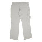 MAMMUT Mens Polyamide Regular Grey Trousers W38 L34 Zip Practical Outdoor Style