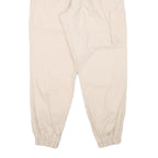 PUMA Mens Cotton Blend Beige Relaxed Drawstring Cargo Trousers W29 L27 Casual