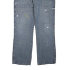 DICKIES Mens Regular Fit Blue Denim Jeans W40 L32 Cotton Blend Zip Pockets