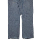 DICKIES Mens Regular Fit Blue Denim Jeans W40 L32 Cotton Blend Zip Pockets