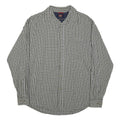 WRANGLER Mens Green & White Check Shirt S Casual Long Sleeve Cotton