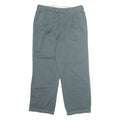 ANGELO SANTAGOSTINO Chino Mens Trousers Green Regular Straight W30 L25