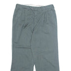 ANGELO SANTAGOSTINO Chino Mens Trousers Green Regular Straight W30 L25