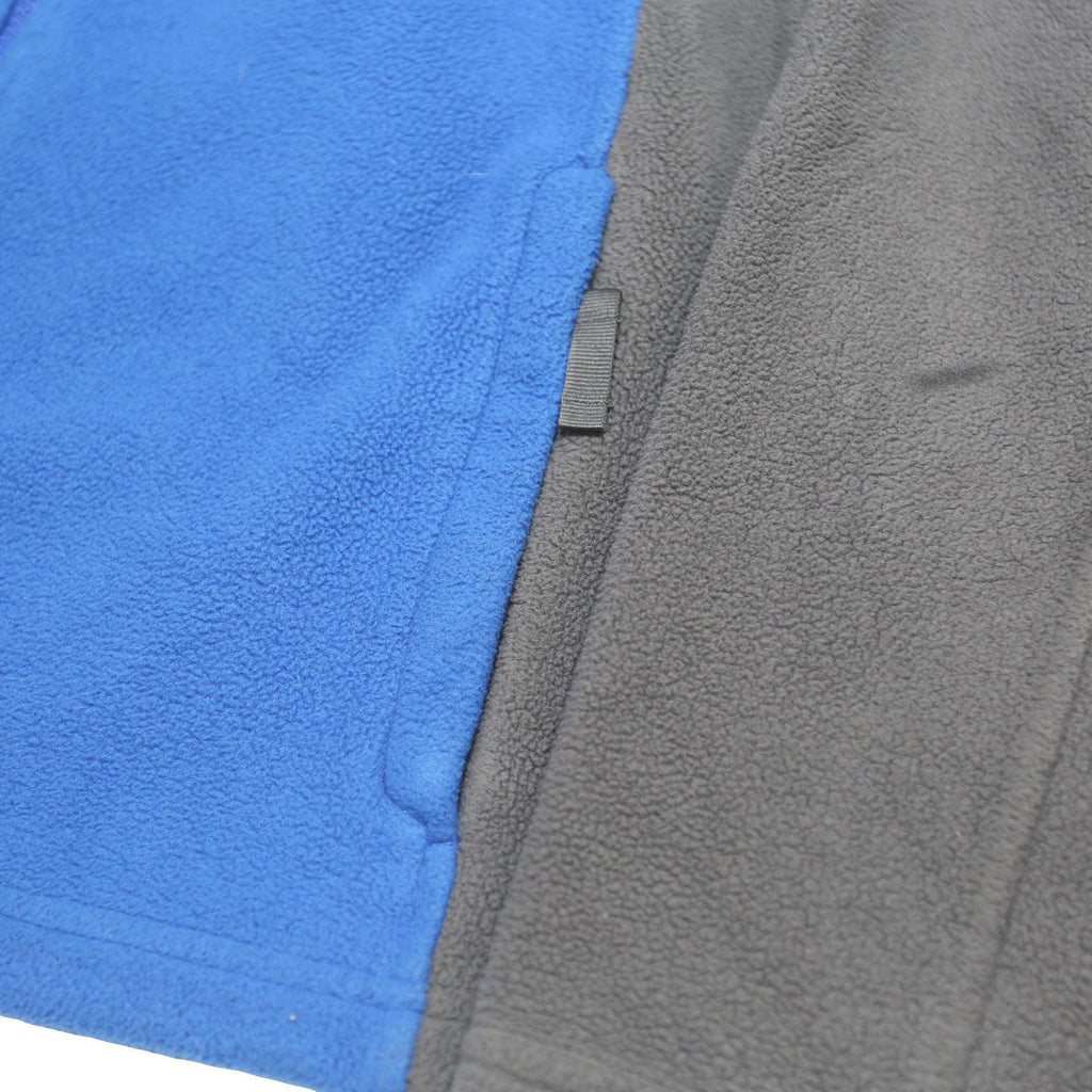 THE NORTH FACE Boys Blue & Grey Zip Fleece Jacket XL Polyester Outdoor Warm