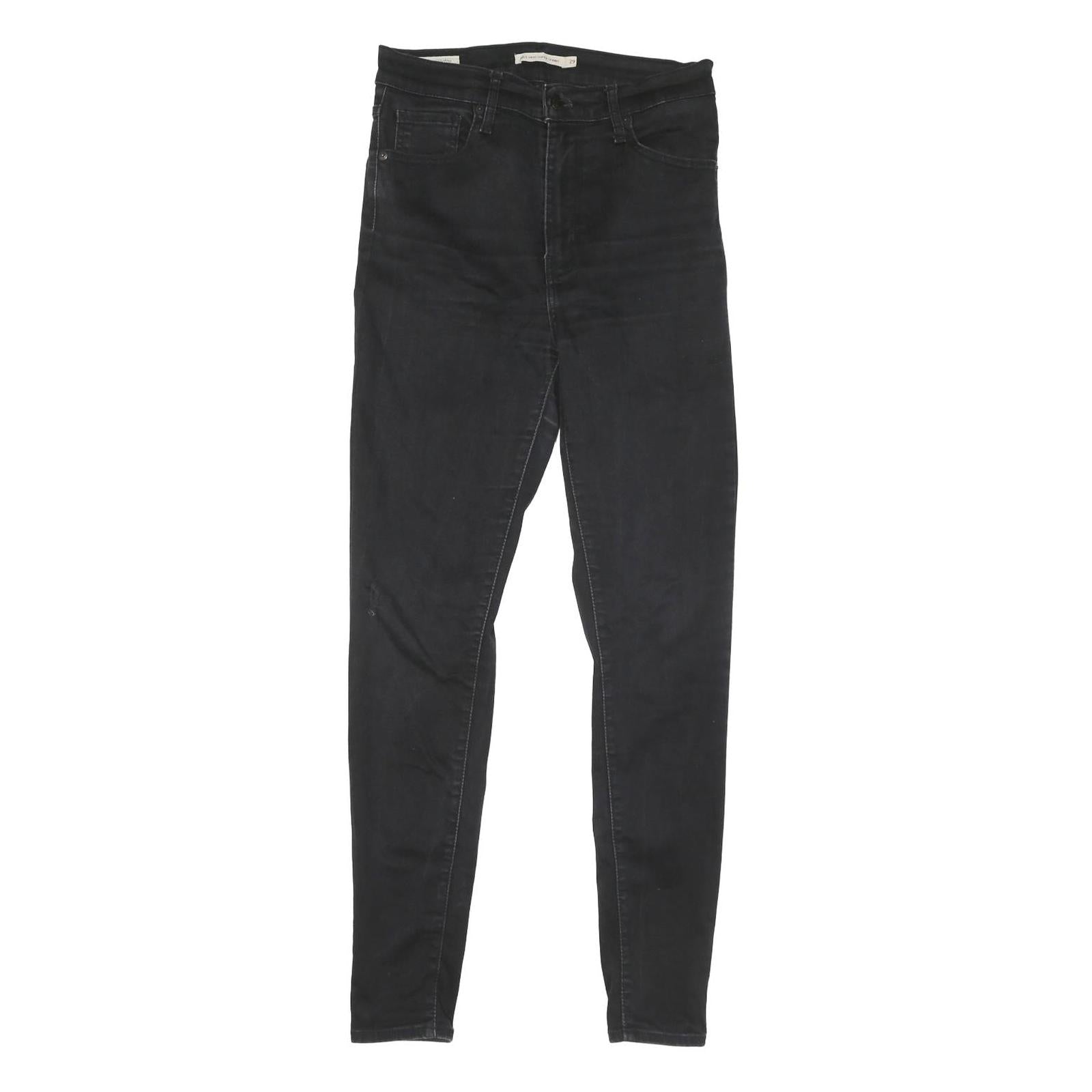 LEVI'S Womens Jeans Black Slim Skinny Denim Medium W29 L29 Stretch Lightweight
