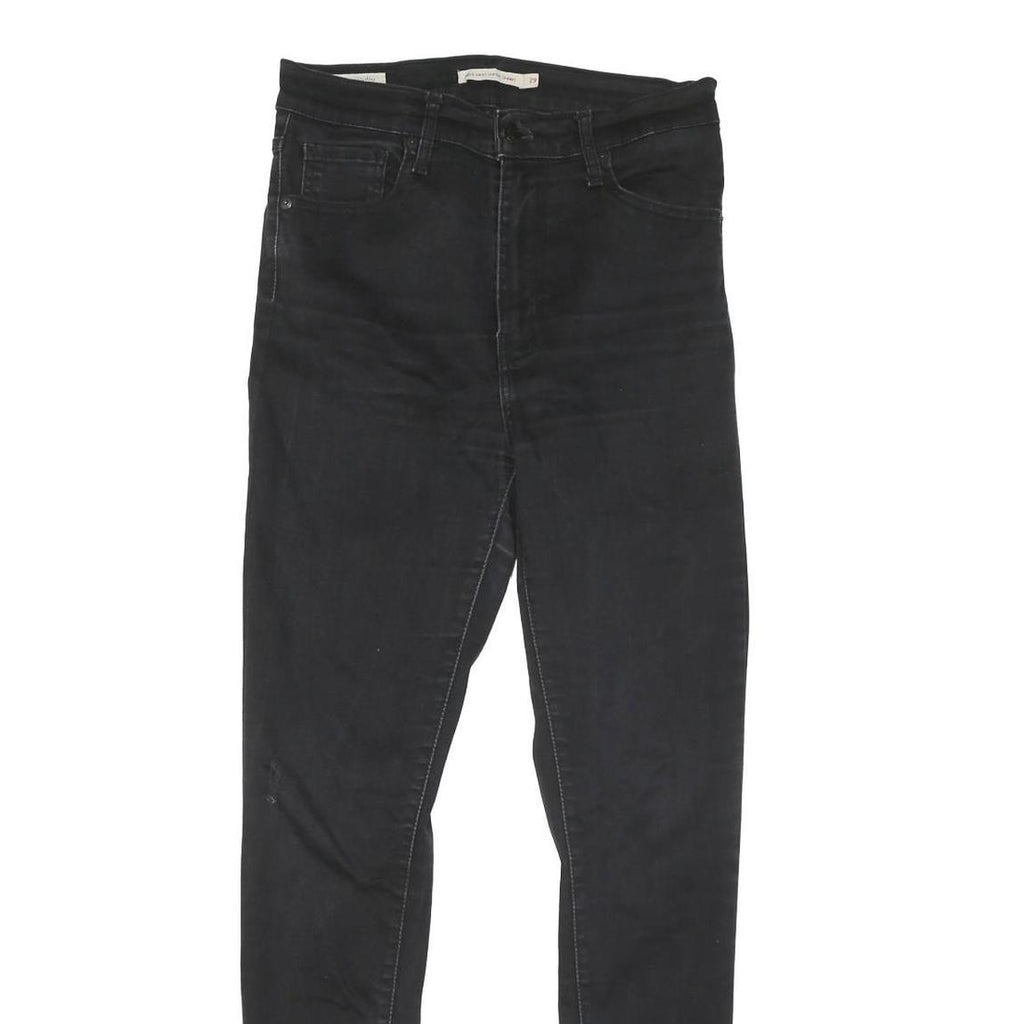 LEVI'S Womens Jeans Black Slim Skinny Denim Medium W29 L29 Stretch Lightweight