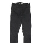 LEVI'S Womens Jeans Black Slim Skinny Denim Medium W29 L29 Stretch Lightweight