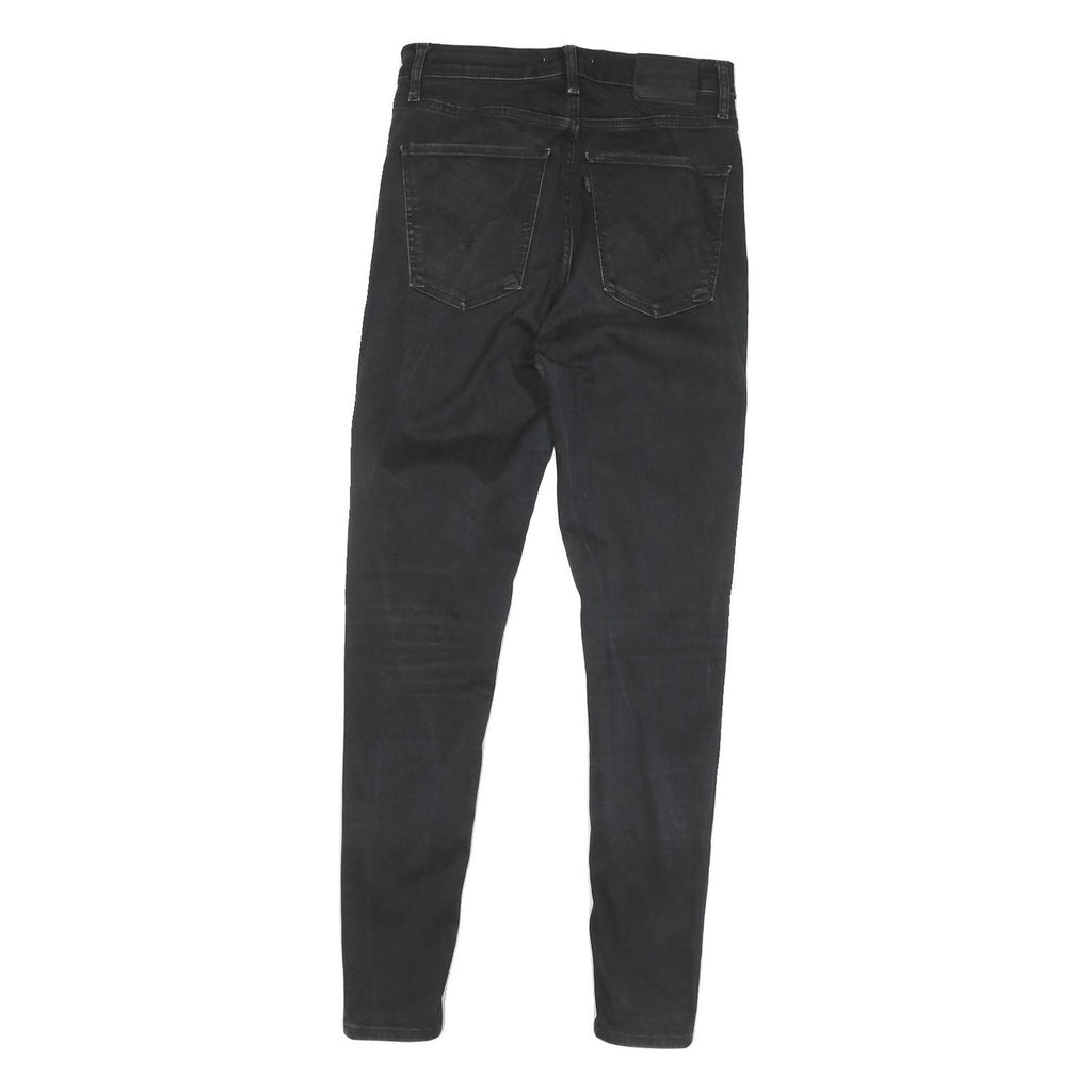 LEVI'S Womens Jeans Black Slim Skinny Denim Medium W29 L29 Stretch Lightweight