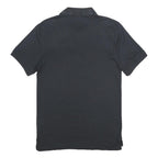 NIKE Mens Black Short Sleeve Plain S Polo Shirt Cotton Casual Classic