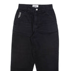 DOOMSDAY SOCIETY Womens Jeans Black Relaxed Tapered W28 L25